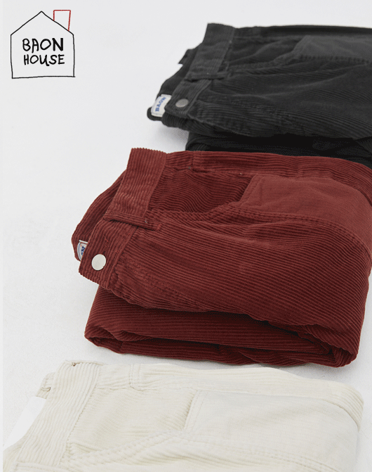 [BAONHOUSE] Sokin corduroy color pants (3color)