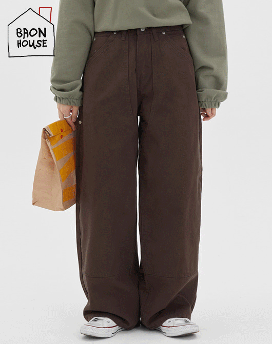 [BAONHOUSE] Cloti color pocket pants (3color)